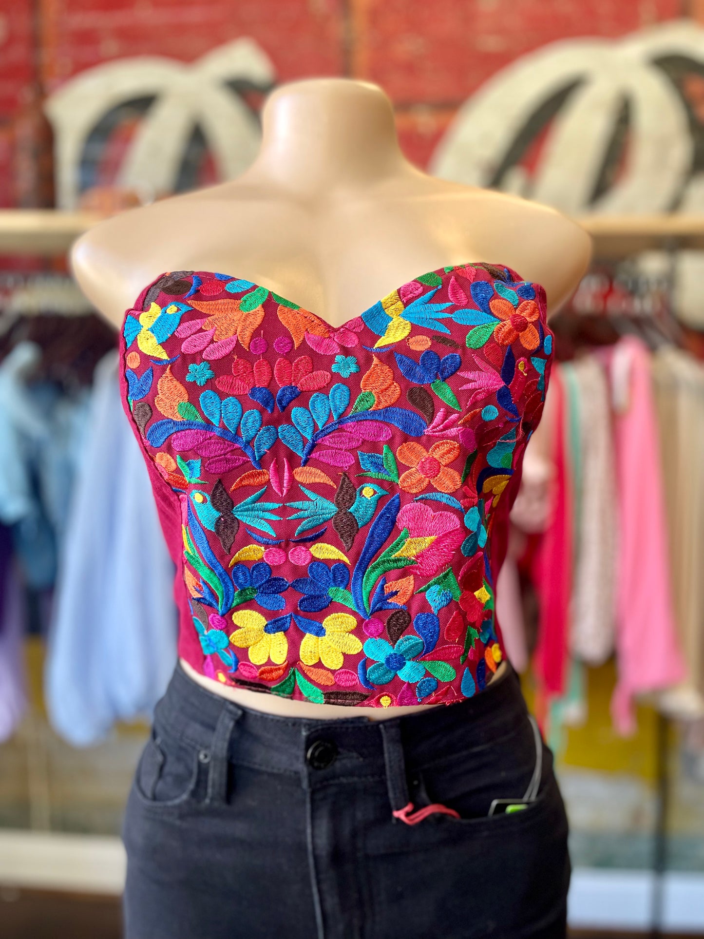 Florecita tube top