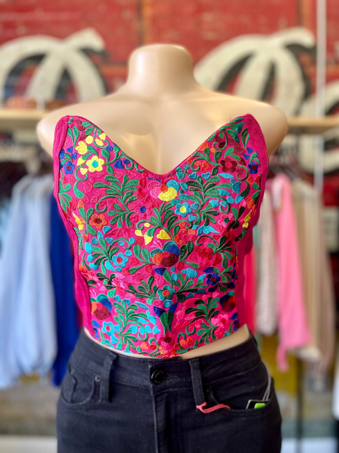 Florecita tube top