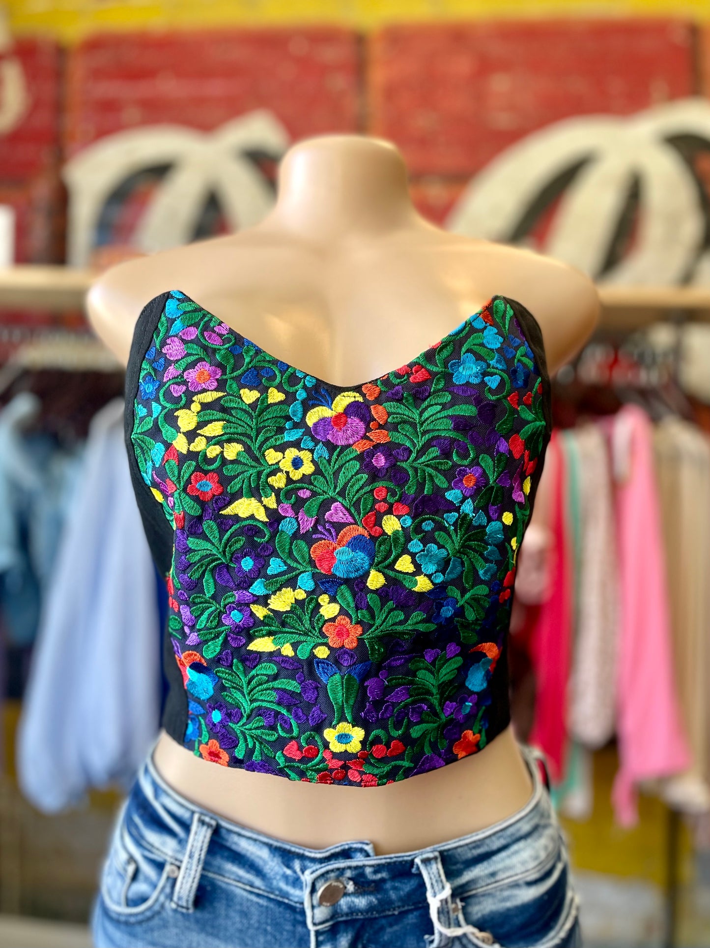 Florecita tube top