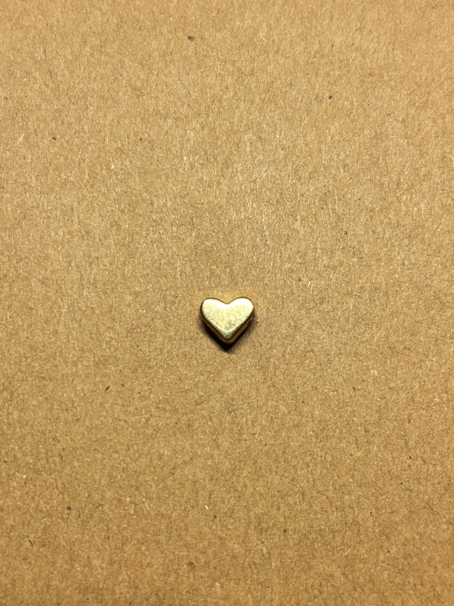 Initial bracelet with heart bead