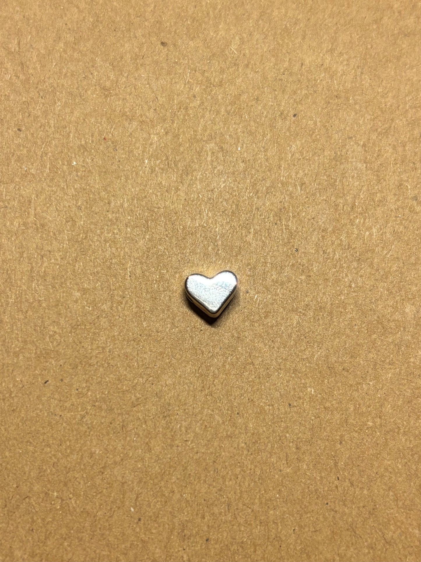 Initial bracelet with heart bead